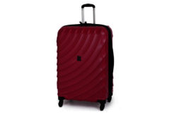 IT Duralition Expandable 4 Wheel Medium Suitcase - Dark Red